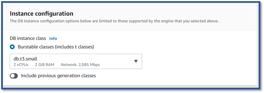 AWS - Database connection 10