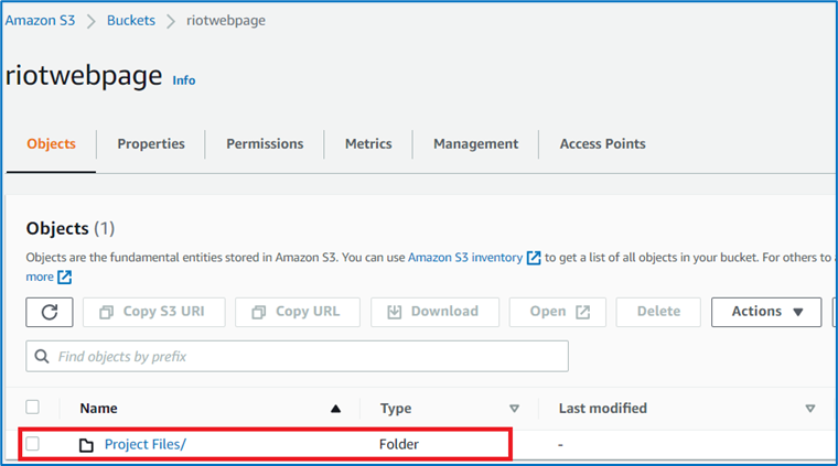 AWS-S3-webpage 17