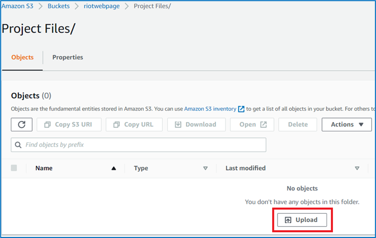 AWS-S3-webpage 18